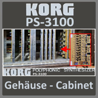 Korg PS-3100 Synthesizer Bauweise - Cabinet