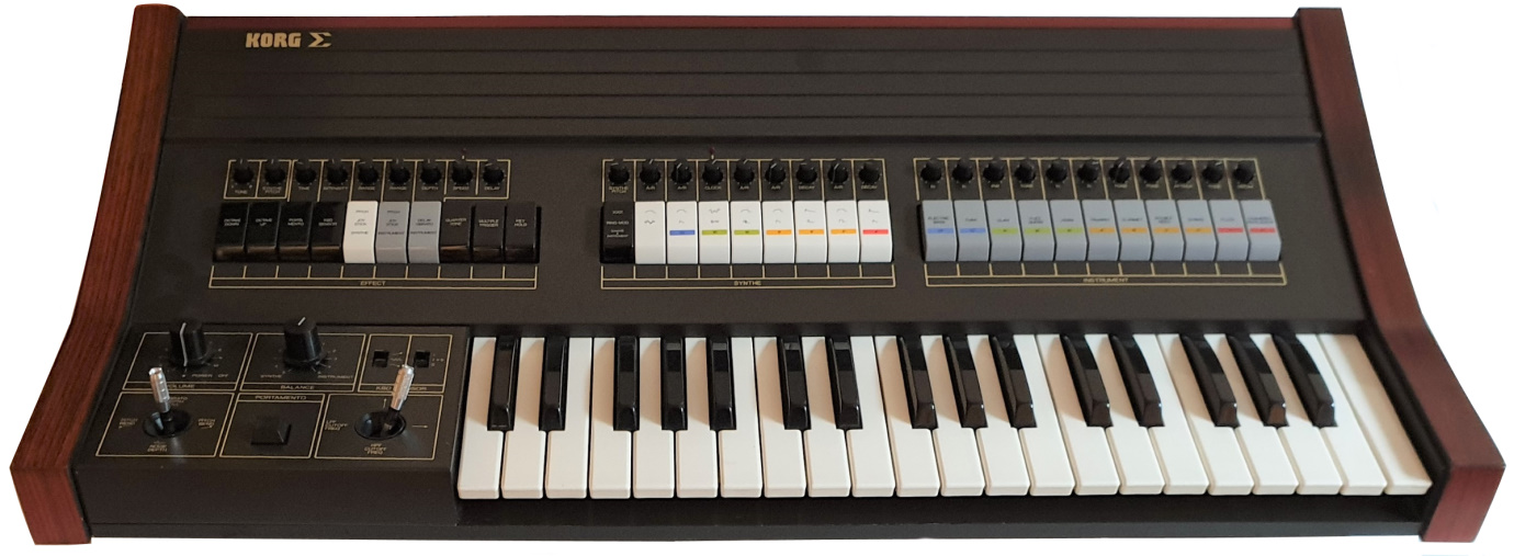 Korg Sigma Synthesizer Frontansicht